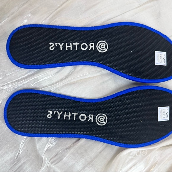 Rothy's Birdseye Round Toe Rare Retired Knit Ballet Flats In Flax Gray Size 9 - Picture 13 of 13